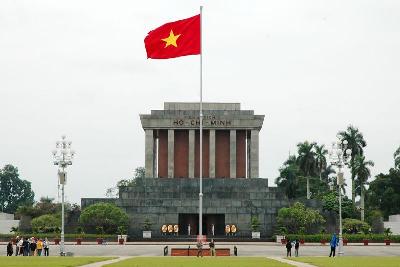 Front view of Hochiminh Mausoleum